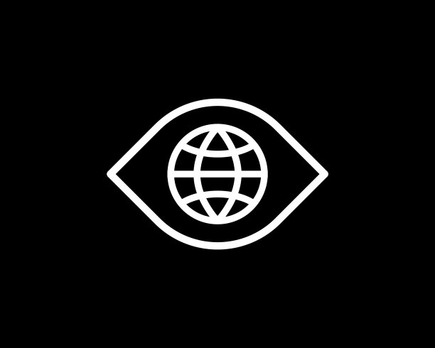 摘要眼光学眼科几何标志图片下载