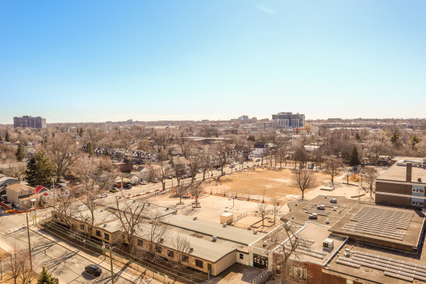 加拿大多伦多市中心的景观从东约克。城市景观。这张照片于2021年2月14日在纽约东部拍摄图片下载