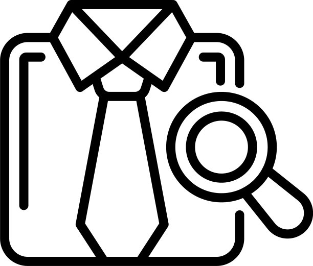 检查衬衫图标轮廓风格图片下载