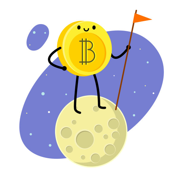卡通比特币的性格图片下载