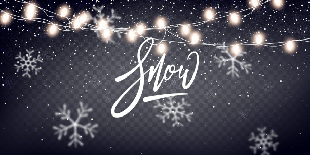 雪圣诞景寒假背景图片下载