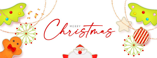 圣诞快乐可爱设计与圣诞老人杉木图片下载