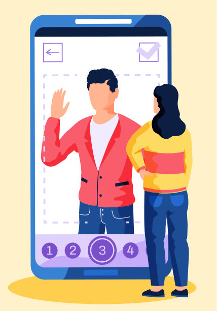 智能手机屏幕与多媒体应用程序图片下载