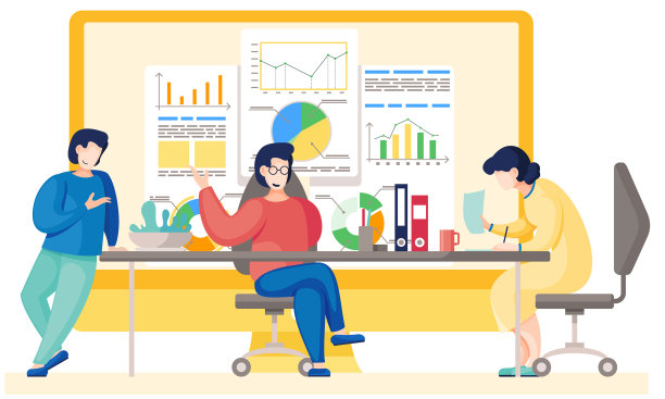 团队合作理念办公室员工沟通图片下载