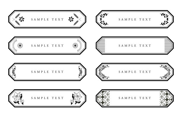 日式画框装饰画框套装图片下载