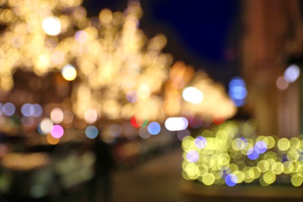 法国巴黎的圣诞节图片下载