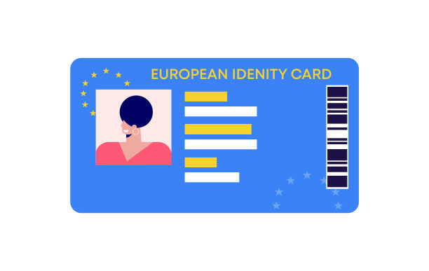Id card eu template欧洲身份证图片下载