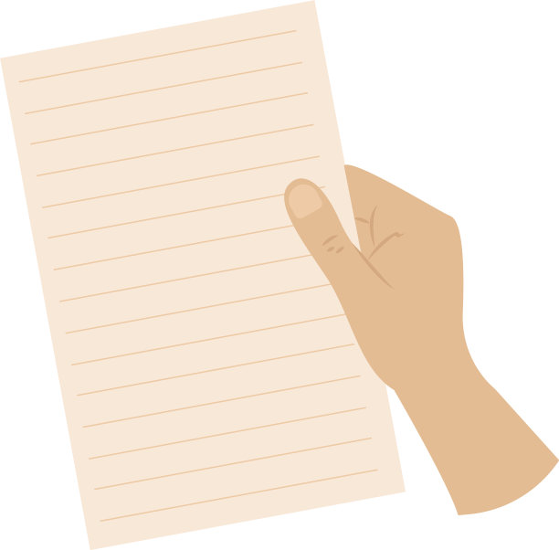 孤立的接收文档图片下载