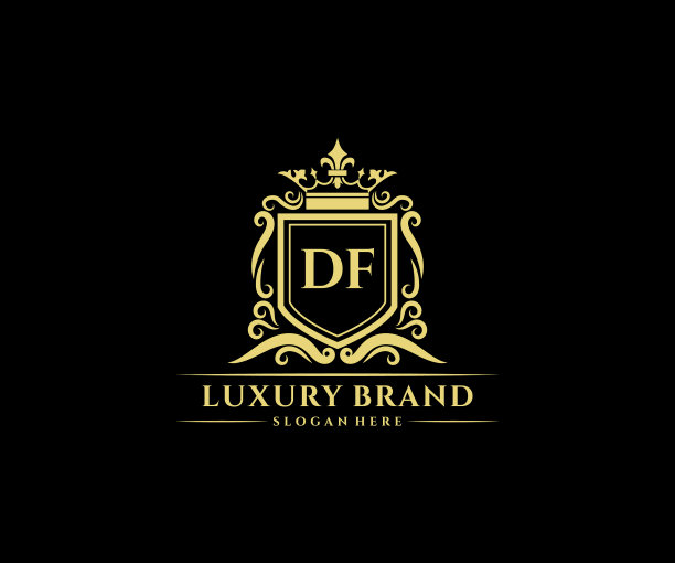 Df首字母金字书法女性图片下载