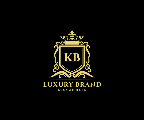 KB首字母金字女性书法图片下载