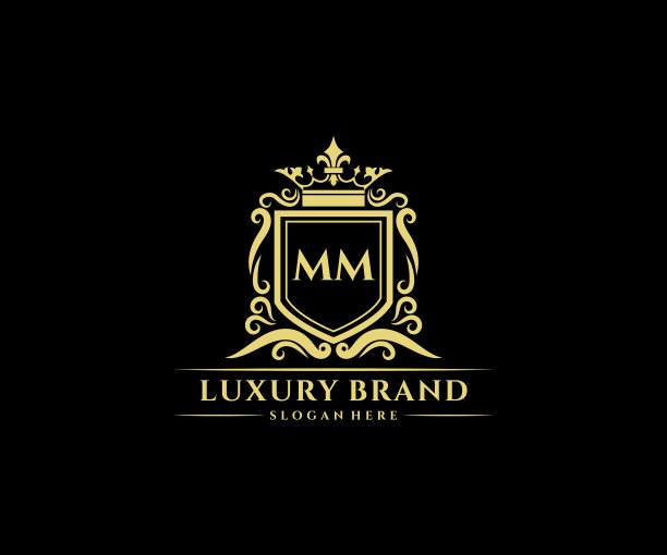Mm首字母金字书法女性图片下载