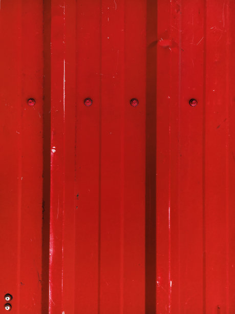 蓝色波纹金属纹理与螺栓和铆钉图片下载