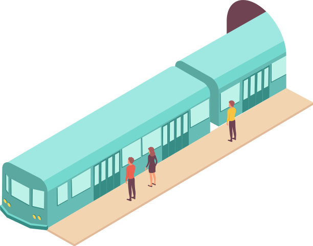 地铁车站列车组成图片下载