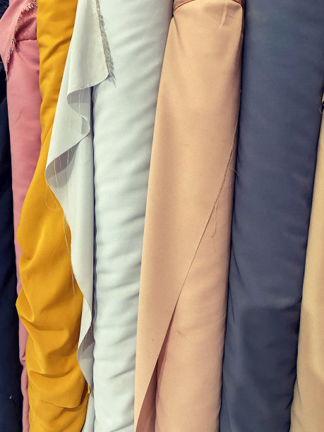 彩色织物图片下载