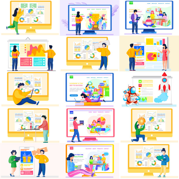 从事金融统计分析的员工图片下载