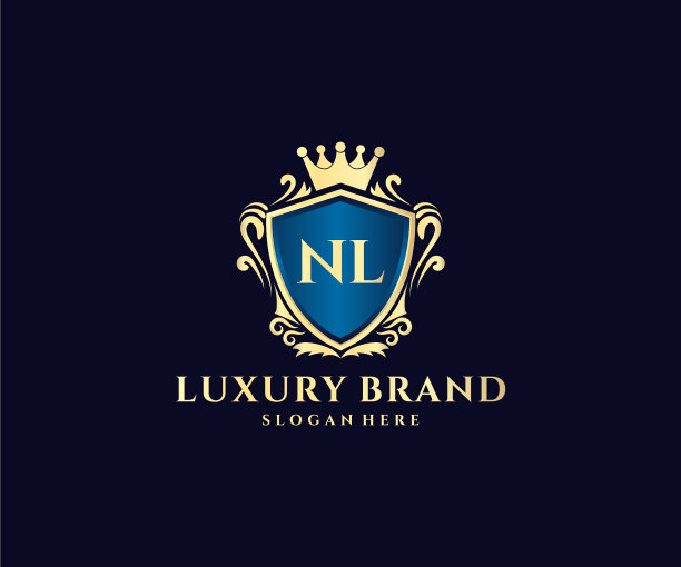 Nl首字母黄金书法女性图片下载