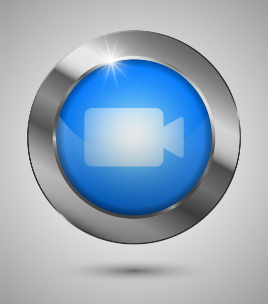 EPS10视频按钮。图片下载