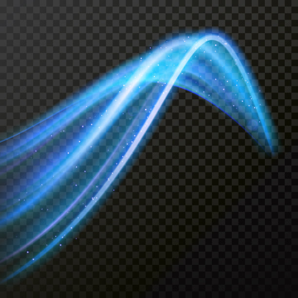 光效线霓虹波辉光火图片下载