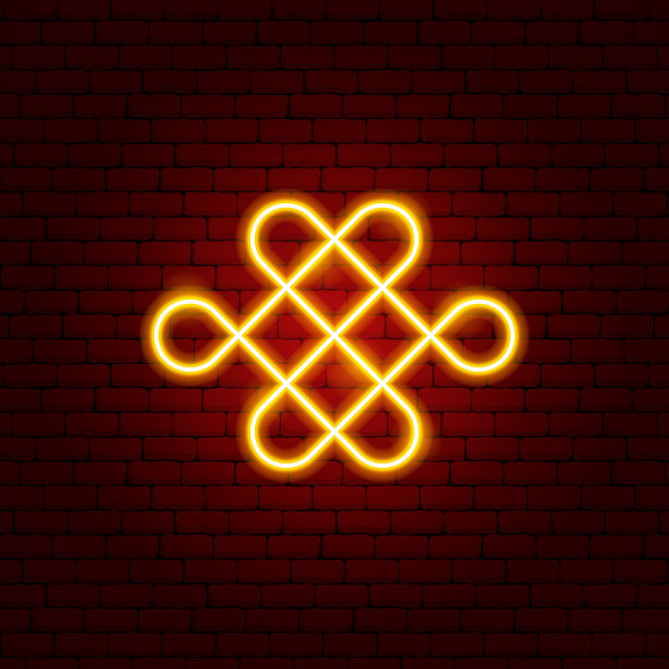 中国会徽霓虹灯图片下载