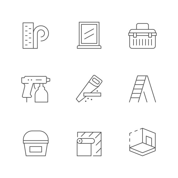 设置线图标房屋修复图片下载