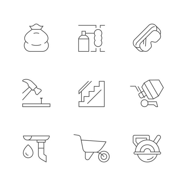 设置线图标房屋修复图片下载