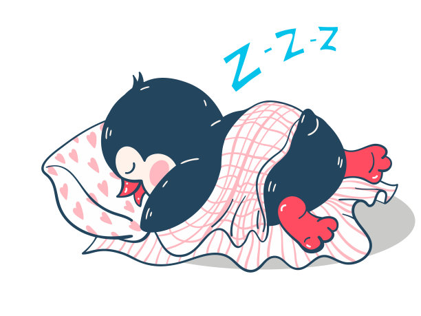 和一只可爱的企鹅图片下载