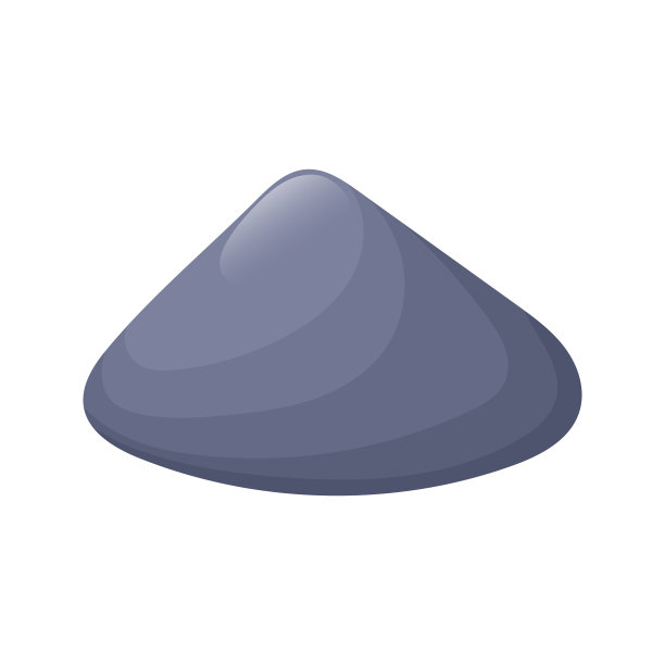 孤立的石头上白色。图片下载