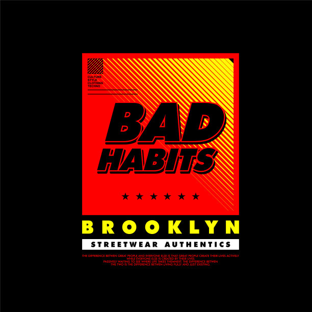 坏习惯大阪简约复古时尚图片下载