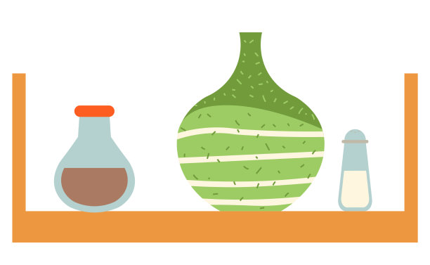 盐瓶，架子上有盐和胡椒图片下载