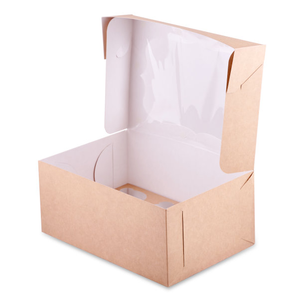 空白纸杯蛋糕或松饼包装盒，拷贝空间图片下载