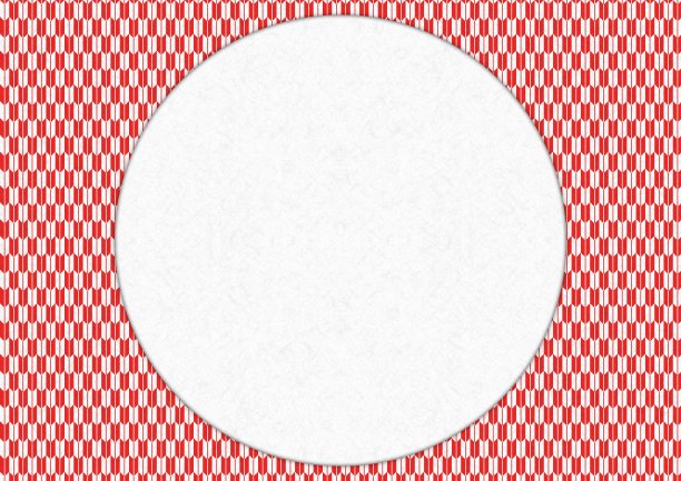 圆形框架与红色箭头图案图片下载