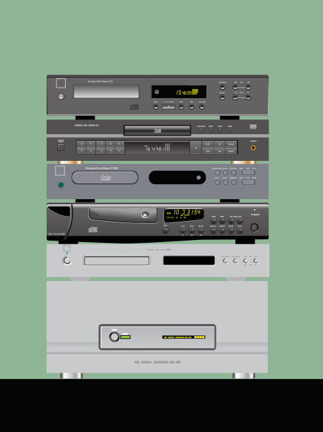 高质量的cd播放机设备图片下载