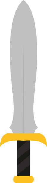 孤立剑金图标图片下载