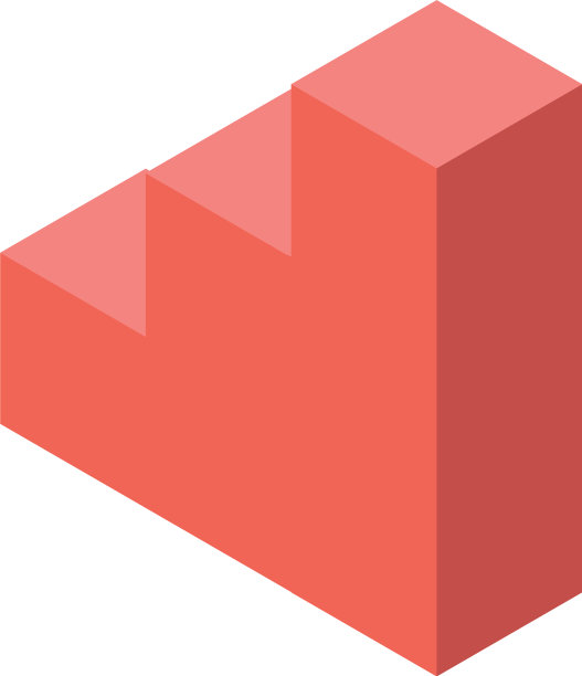 楼梯向上等距风格图标图片下载