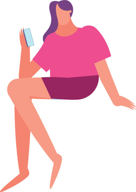 年轻女子在使用智能手机时失眠图片下载