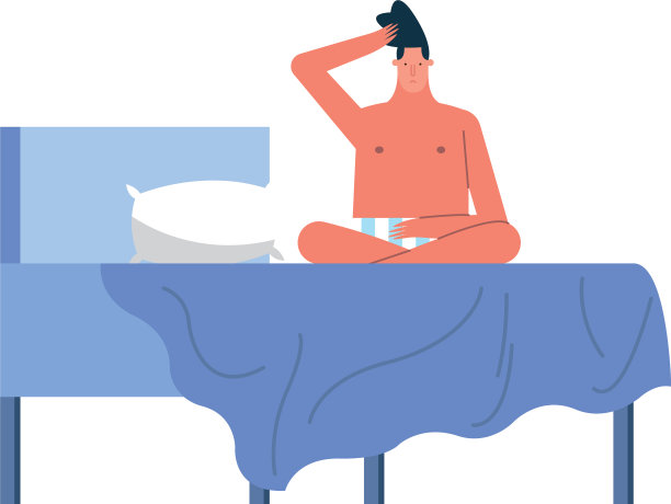 患有睡眠障碍的年轻人图片下载