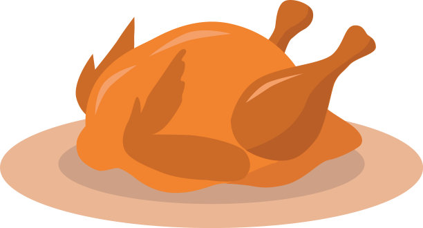 天然新鲜美味的感恩节火鸡图片下载