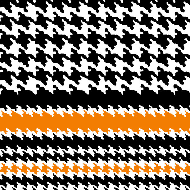 无缝犬牙花纹图案。铁锹打印。图片下载