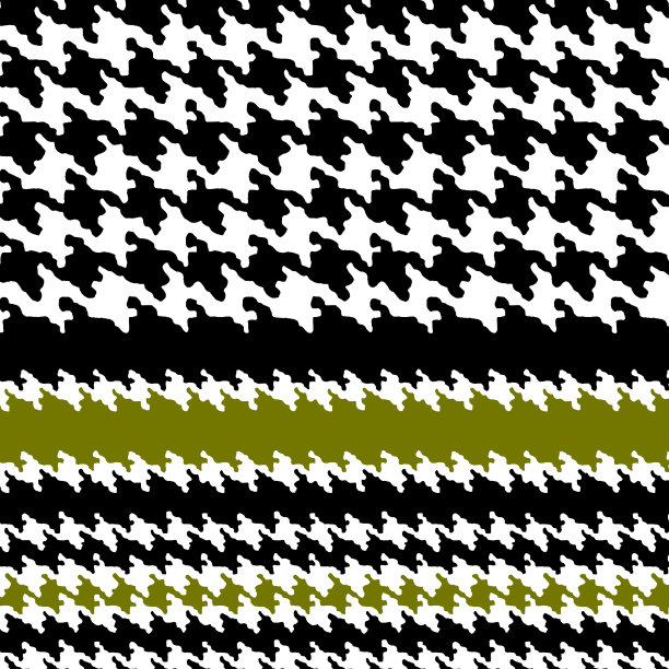 无缝犬牙花纹图案。铁锹打印。图片下载