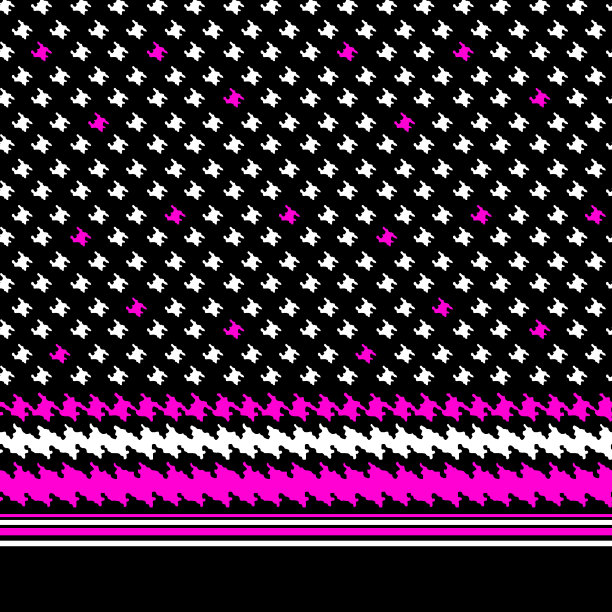 无缝犬牙花纹图案。铁锹打印。图片下载