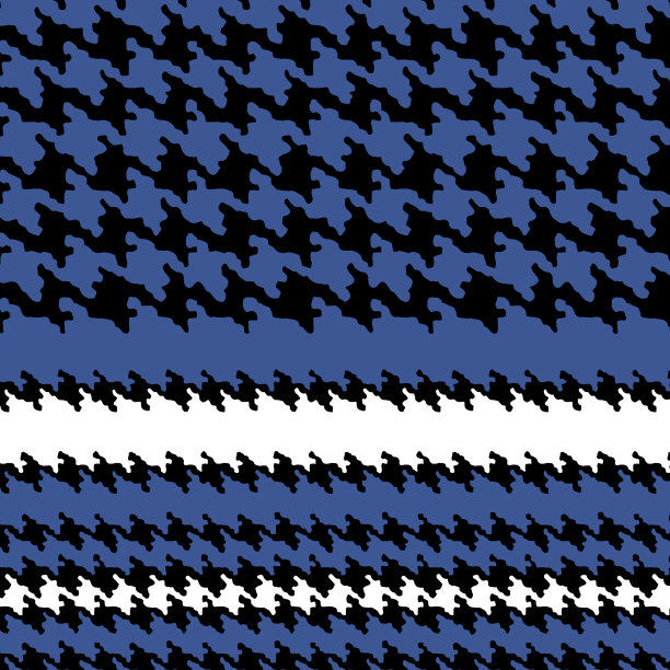 无缝犬牙花纹图案。铁锹打印。图片下载