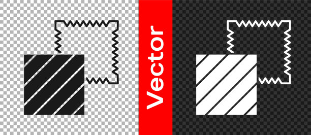 黑色纺织织物卷图标隔离在透明的背景。卷，垫子，地毯，布，地毯或纸卷图标。向量图片下载