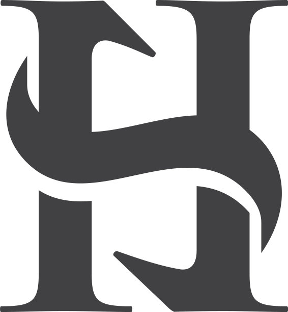 H s字母标志字母标记hs字母组合字体图片下载