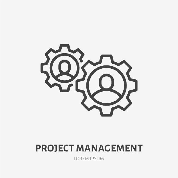 团队合作线条图标图片下载