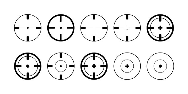 目标目标图标孤立目标集合图片下载