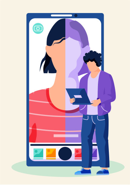 智能手机屏幕与现代应用图片下载