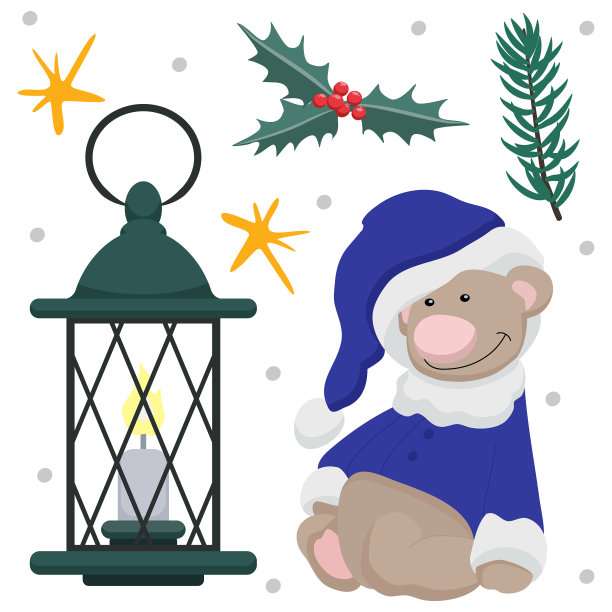 圣诞集剪辑艺术图片下载