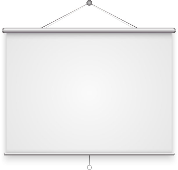 空投影屏幕孤立的背景图片下载