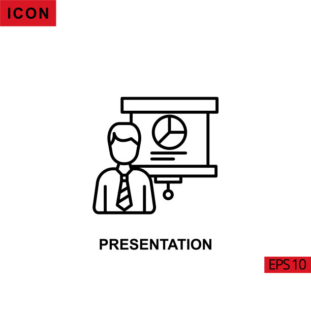 图标呈现轮廓线或线性图标图片下载