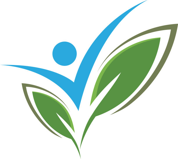 健康生活标志模板图标图片下载